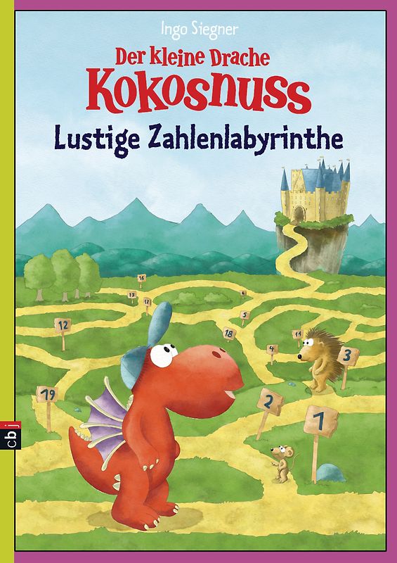 Der kleine Drache Kokosnuss - Lustige Zahlen-Labyrinthe