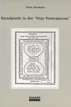 Kasuallyrik in den 'Vitae Pomeranorum'