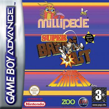 Compilation - Superbreakout/Millepede/Lunar L. Nintendo Game Boy Advance