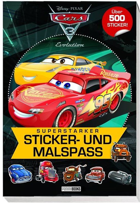 Disney Cars 3: Superstarker Sticker- und Malspaß