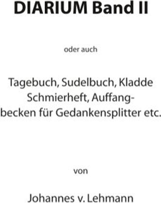 Diarium II