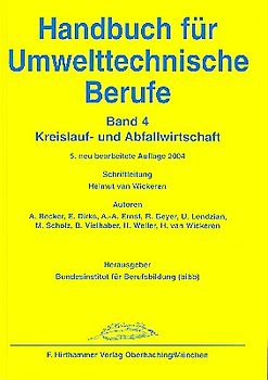 Handbuch für Umwelttechnische Berufe / Handbuch für Umwelttechnische Berufe Band 4