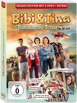 Bibi & Tina - Tohuwabohu Total [Deluxe Edition inkl. Karaoke-DVD, Songbook, Noten, 4 Autogrammkarten] DVD