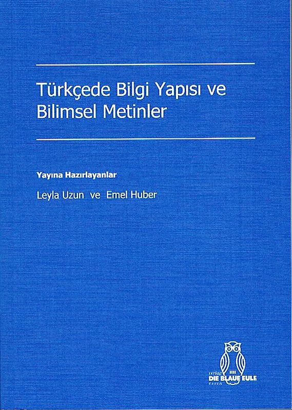 Türkçede Bilgi Yapisi ve Bilimsel Metinler