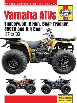 Yamaha ATVs (87 - 09) Haynes Repair Manual
