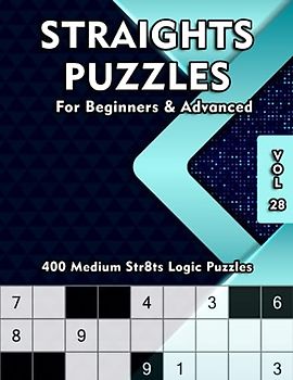 Medium Sudoku Variation Puzzle Book: 400 Straights Puzzles for Adults & Clever Kids