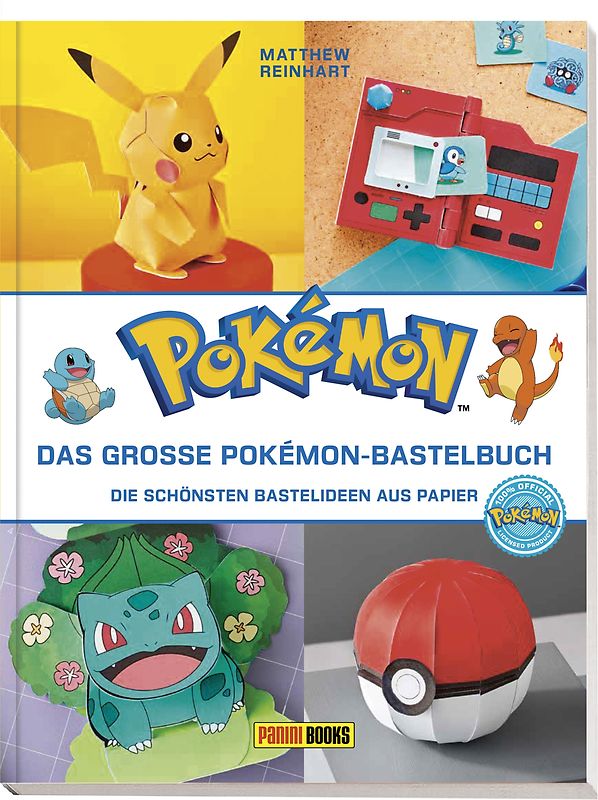 Pokémon: Das große Pokémon-Bastelbuch - Die schönsten Bastelideen aus Papier