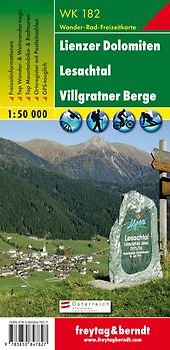 Lienzer Dolomiten - Lesachtal - Villgratner Berge, Wanderkarte 1:50.000, freytag & berndt, WK 182