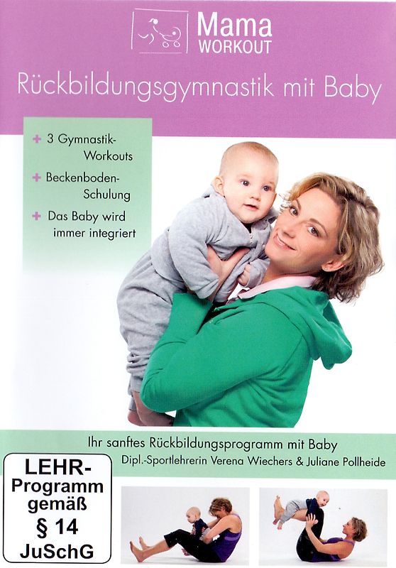 MamaWorkout: Rückbildungsgymnastik mit Baby - Das gesundheitsorientierte Programm von Expertin Verena Wiechers DVD