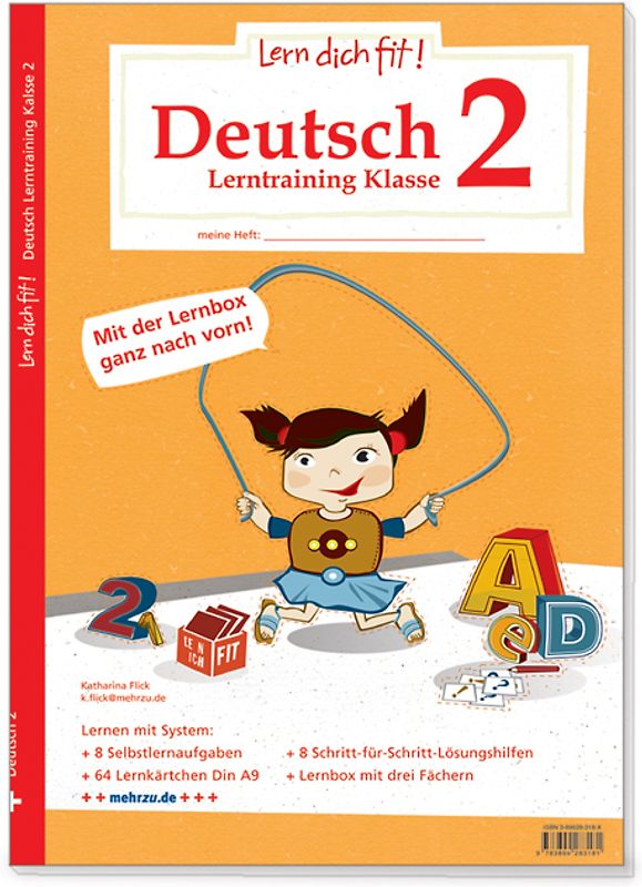 Lern dich fit!-Lerntraining. Deutsch Klasse 2: a/ä, au/äu, u/ü, o/ö, bestimmte Wortbausteine, Verben, Adjektive