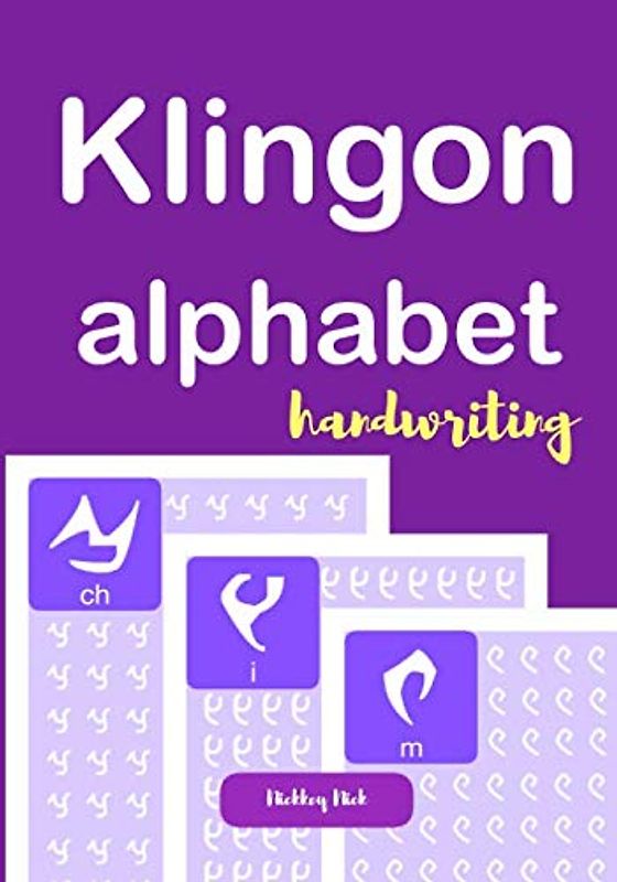 Klingon Alphabet handwriting