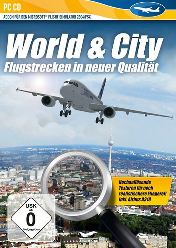 World & City [MS FS 2004 / FSX AddOn] PC Spiele