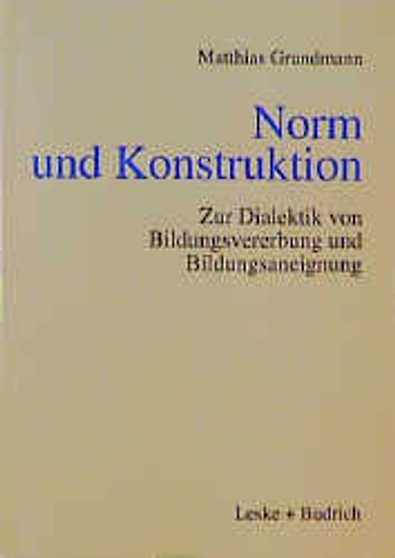 Norm und Konstruktion