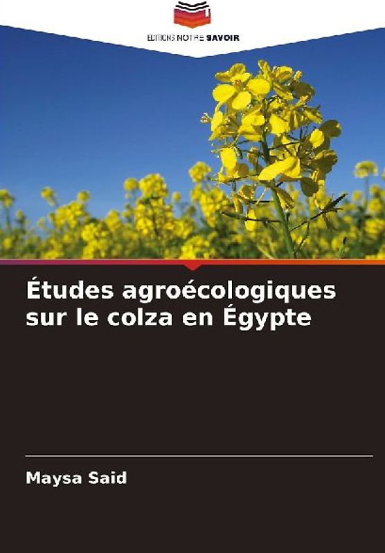 Études agroécologiques sur le colza en Égypte