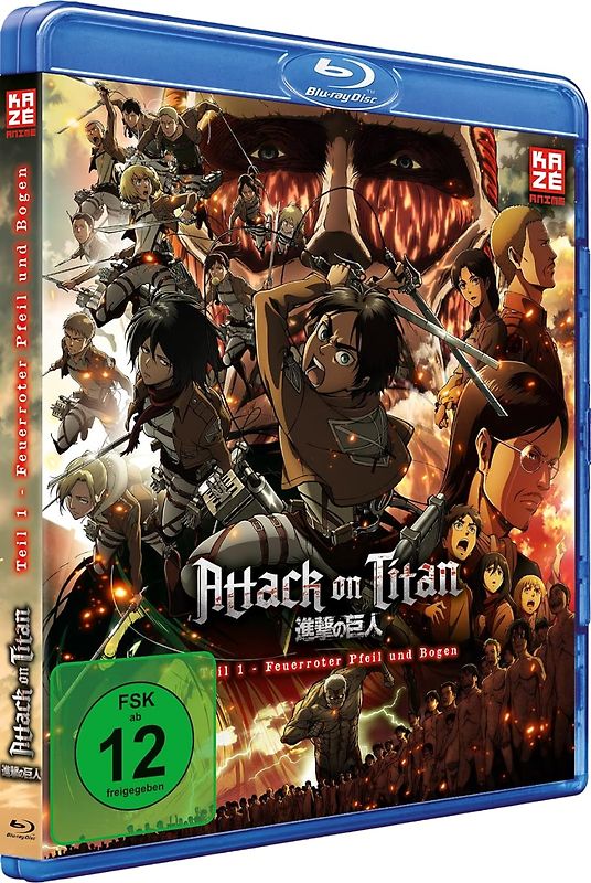 Attack on Titan: Teil 1 - Feuerroter Pfeil und Bogen Blu-ray Disc