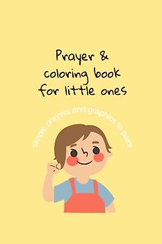 Prayer book and coloring for child