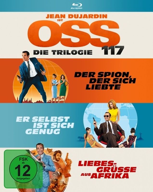 OSS 117 - Die Trilogie (3 Discs) Blu-ray Disc