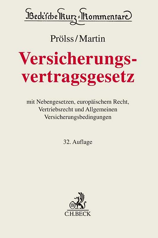 Versicherungsvertragsgesetz. VVG
