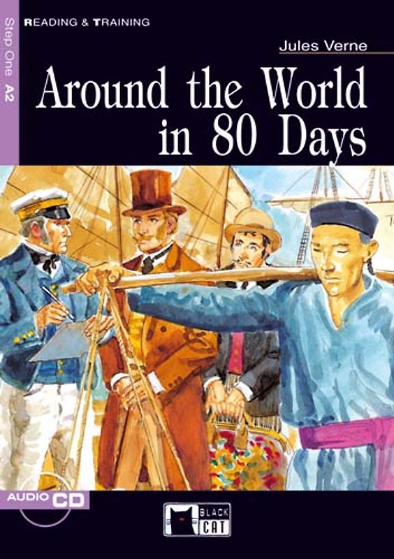 Around the World in 80 days. Buch und CD