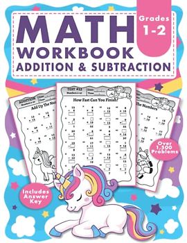 Math Workbook Addition and Subtraction Grades 1-2: Over 1,500 Timed Math Drills Digits 0-20 | Kids Math Books age 6-8 | 1st Grade Addition And ... Add & Subtract Workbook Gift for Kids age 6-8