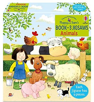 Poppy and Sam's Book and 3 Jigsaws: Animals: Poppy and Sam Animals (Farmyard Tales Poppy and Sam)
