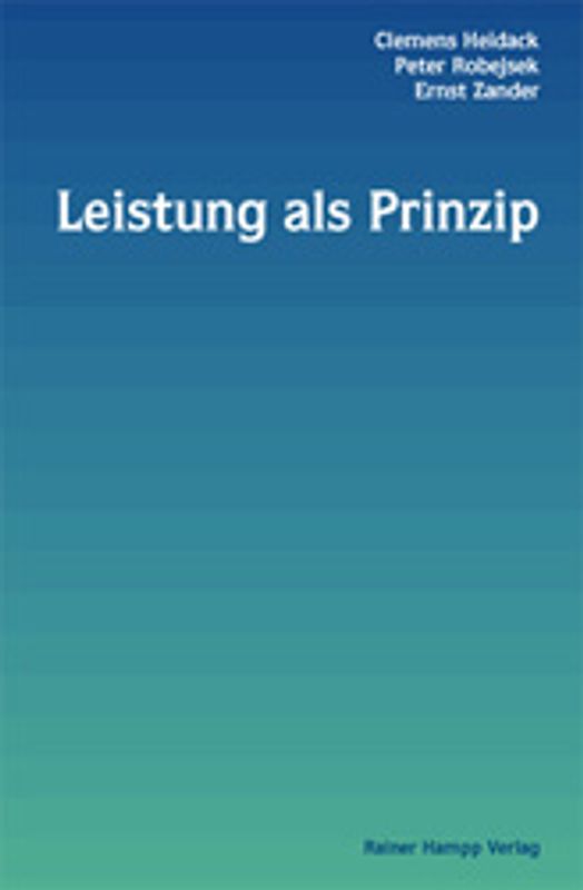 Leistung als Prinzip