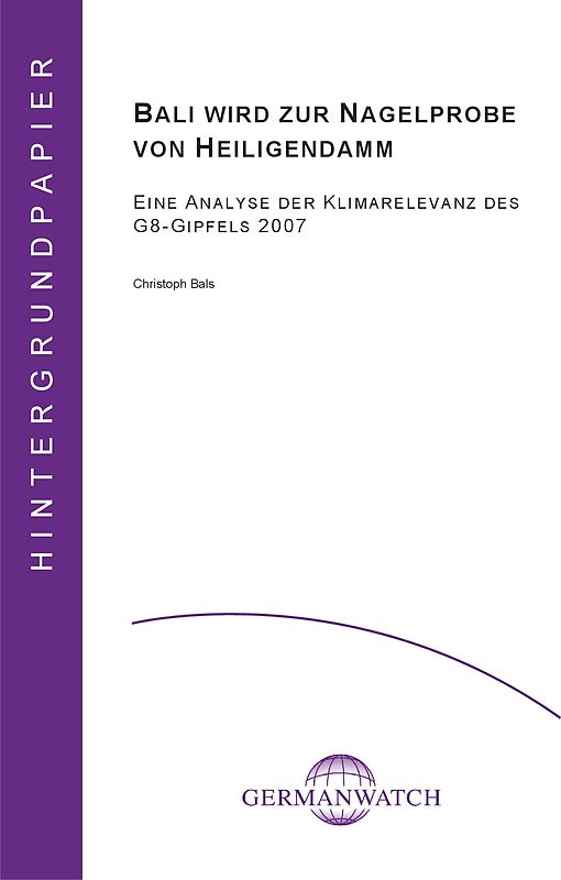 Bali wird zur Nagelprobe von Heiligendamm