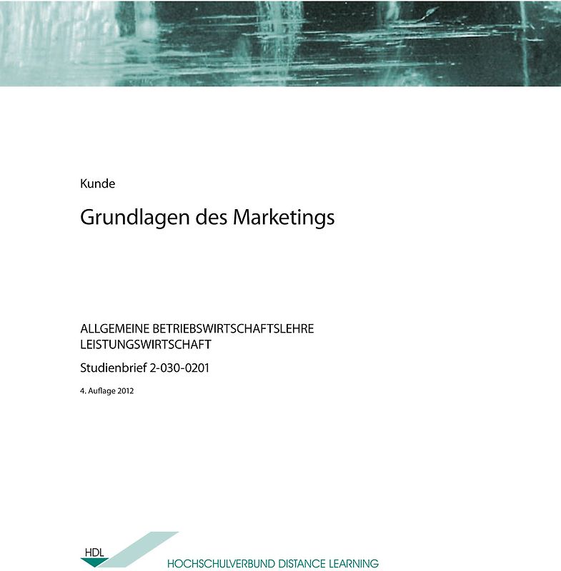 Grundlagen des Marketings