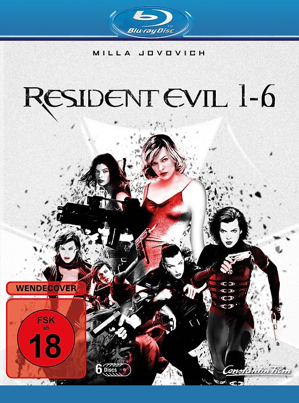 Resident Evil 1-6 [6 Discs] Blu-ray Disc