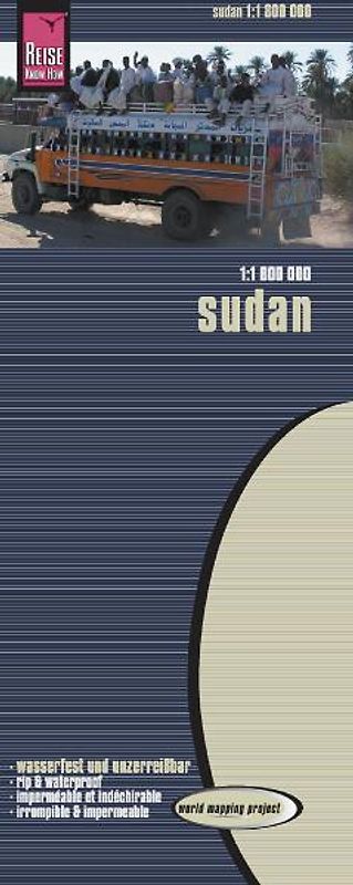 Reise Know-How Landkarte Sudan (1:1.800.000)
