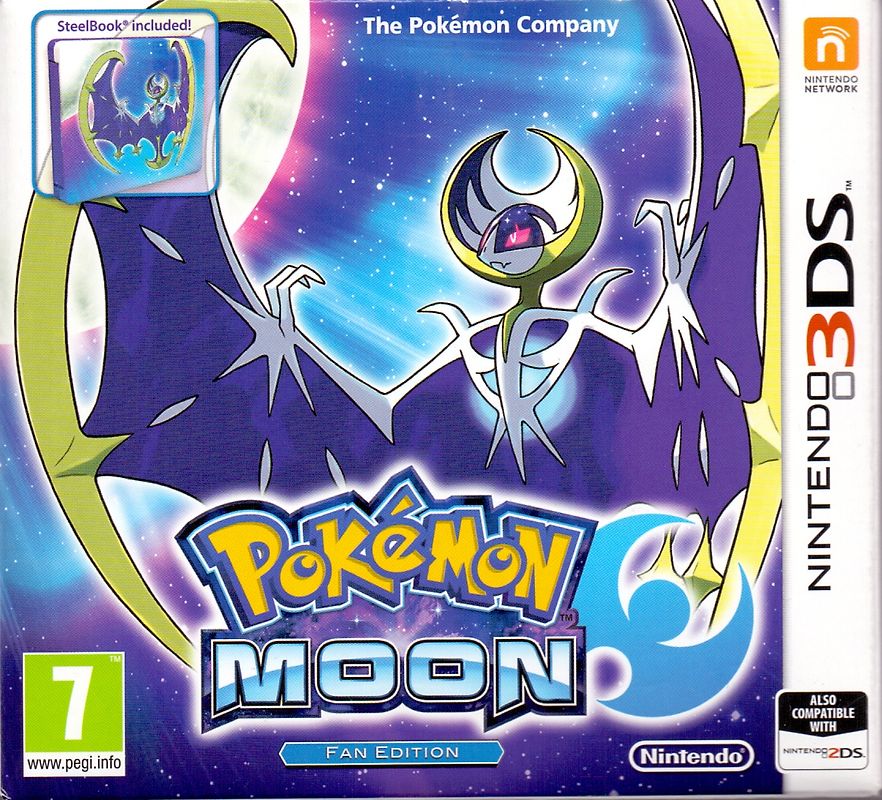 Pokémon Moon [Fan Edition inkl. Steelbook, UK Import] Nintendo 3DS