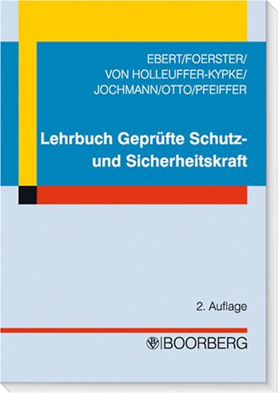 Lehrbuch Geprüfte Schutz- und Sicherheitskraft