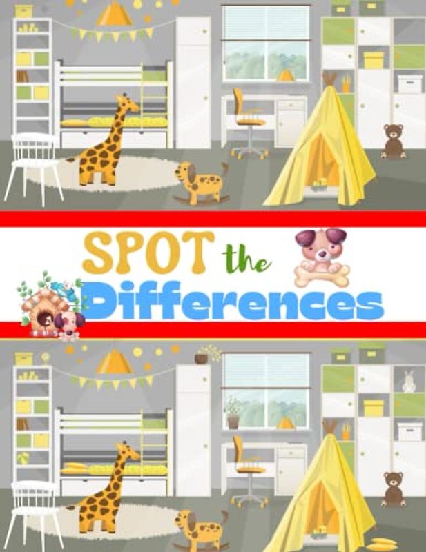 Spot the Differences: Search & Find Fun | Find the Difference Picture Puzzle Book for Seniors | Picture Puzzles for Adults | Activity Book for Adults | A Fun Spot the Difference Activity Book