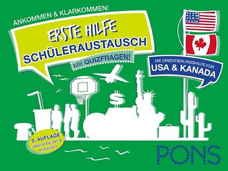 PONS Erste Hilfe Schüleraustausch USA und Kanada. Ankommen und klarkommen!