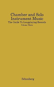 Chamber and Solo Instrument Music
