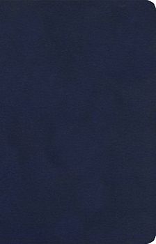 KJV Single-Column Compact Bible, Navy Leathertouch