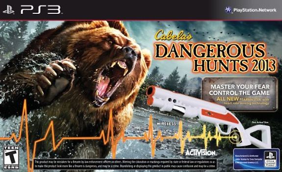 Cabela's Dangerous Hunts 2013 [inkl. Top Shot Fearmaster Gun, Internationale Version] PlayStation 3