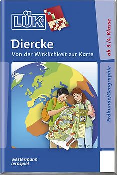 LÜK. Sachunterricht, Erdkunde und Geschichte / Diercke - Von der Wirklichkeit zur Karte: Himmelsrichtungen, Sterne, Höhen, Landschaften, erste Karten