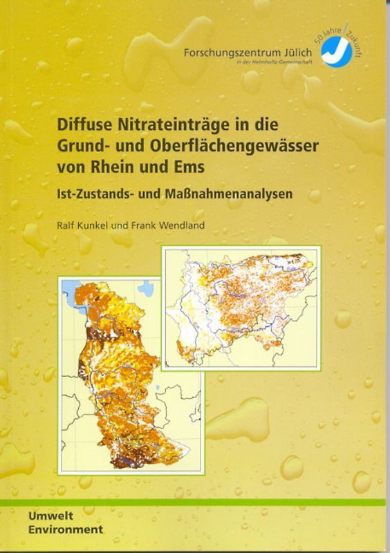 Diffuse Nitrateinträge in die Grund- und Oberflächengewässer von Rhein und Ems