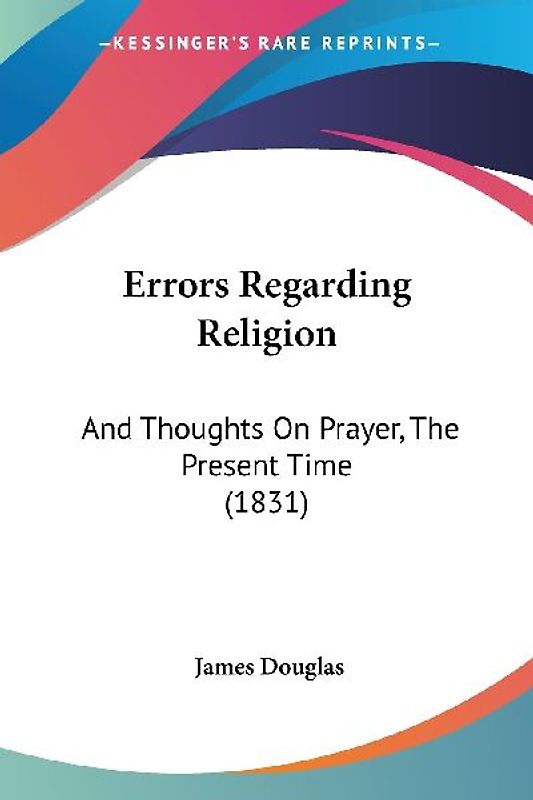 Errors Regarding Religion