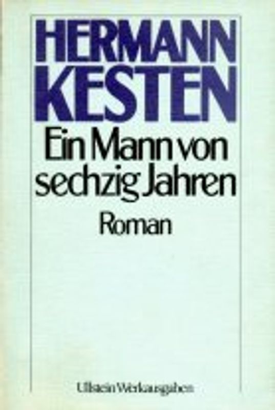 Ein Mann von sechzig Jahren