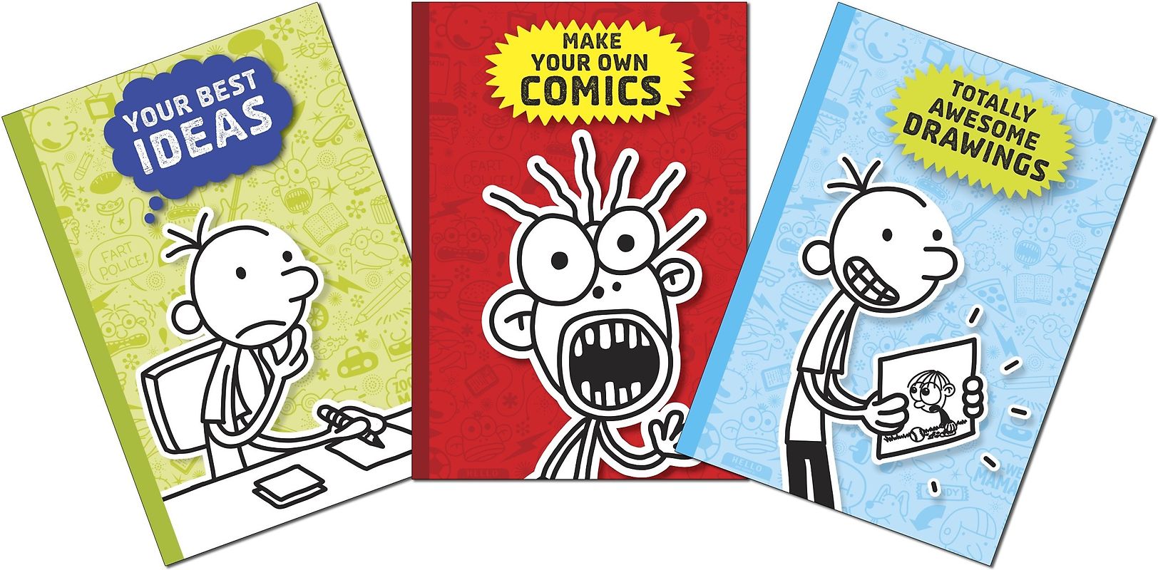 Diary of a Wimpy Kid 3-Notebook Set - Kinney, Jeff