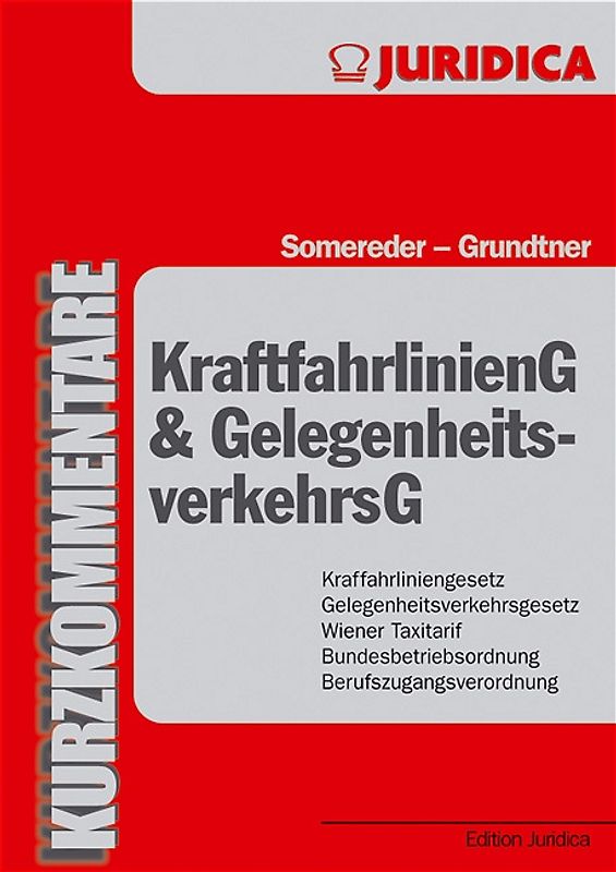 Kraftfahrliniengesetz & Gelegenheitsverkehrsgesetz