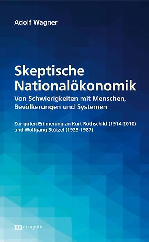 Skeptische Nationalökonomik