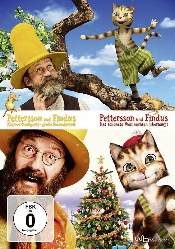 Pettersson und Findus: Kleiner Quälgeist große Freundschaft / Das schönste Weihnachten ... [2 DVDs] DVD