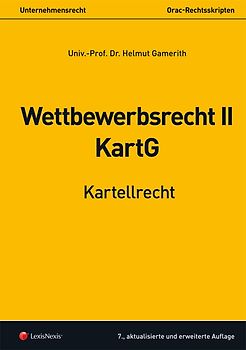 Unternehmensrecht - Wettbewerbsrecht II - Kartellrecht