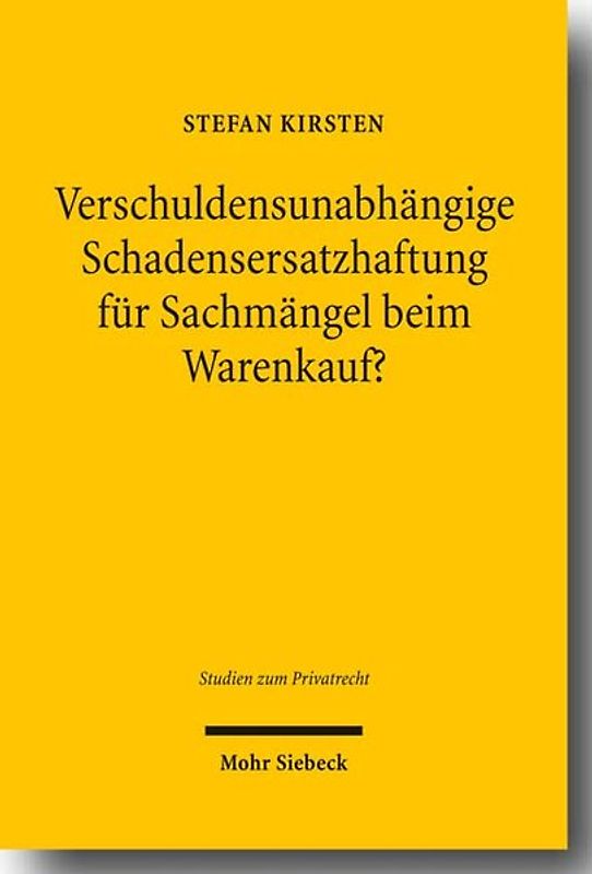 Verschuldensunabhängige Schadensersatzhaftung für Sachmängel beim Warenkauf?