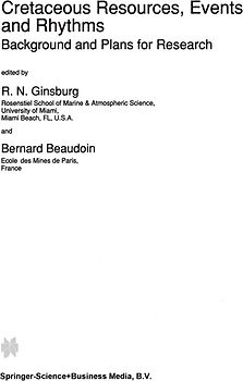 Cretaceous Resources, Events and Rhythms