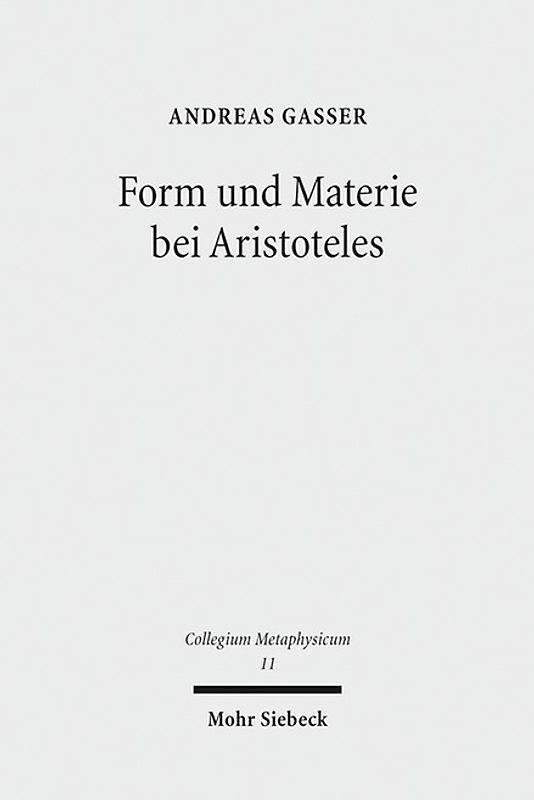 Form und Materie bei Aristoteles