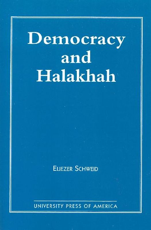 Democracy and the Halakhah